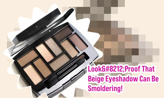 Beige eyeshadow