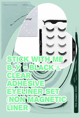 Clear eyeliner for magnetic lashes