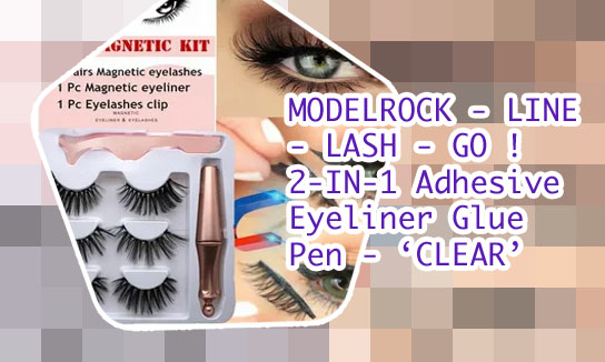 Clear magnetic eyeliner for lashes