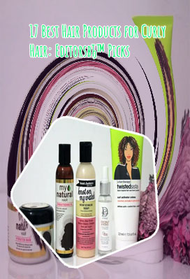 Curly care hair products