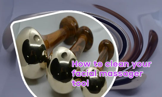 Kansa wand facial massage tool