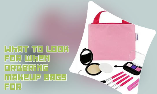 Makeup tote bag