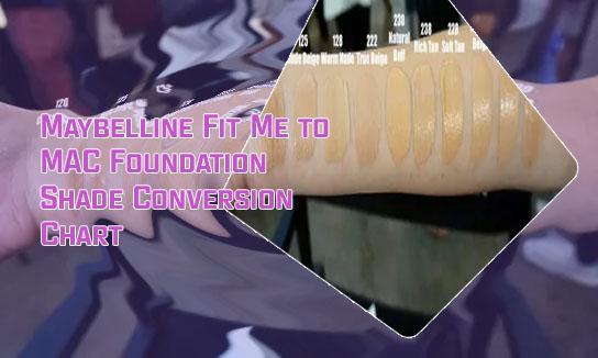 Maybelline fit me swatches