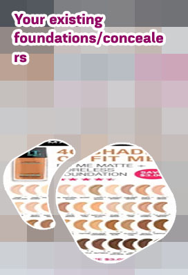 Maybelline new york fit me foundation shades