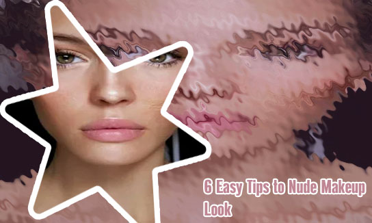 Nude makeup look