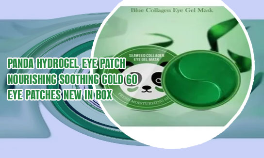 Panda hydrogel eye patch
