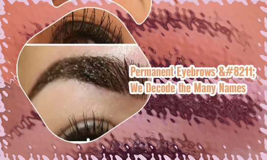 Permanent tattoo eyebrows
