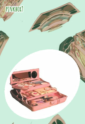 Pink box makeup