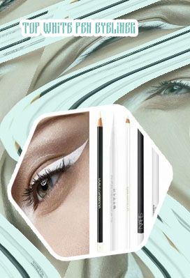 White eyeliner crayon